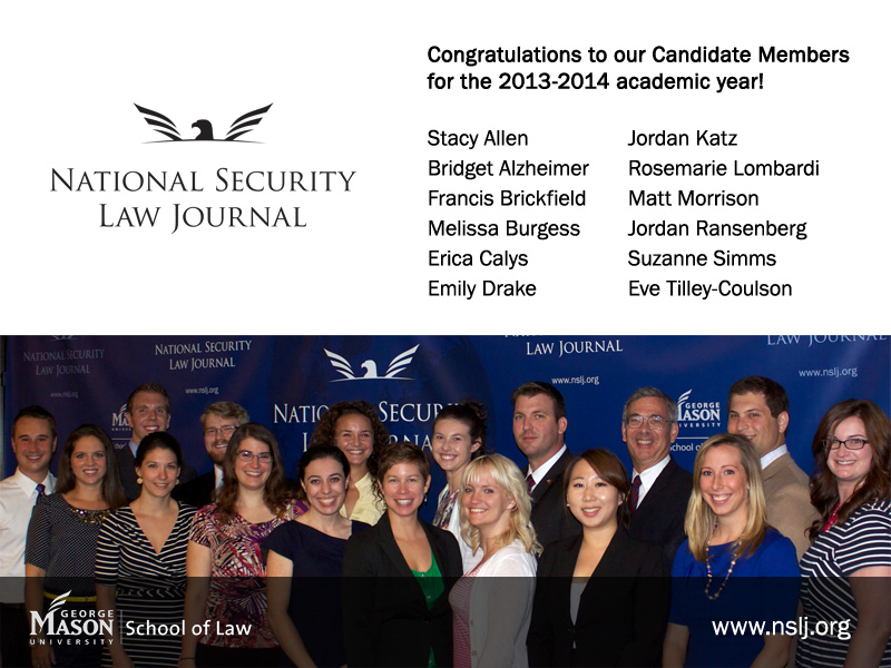 New NSLJ Candidate Members